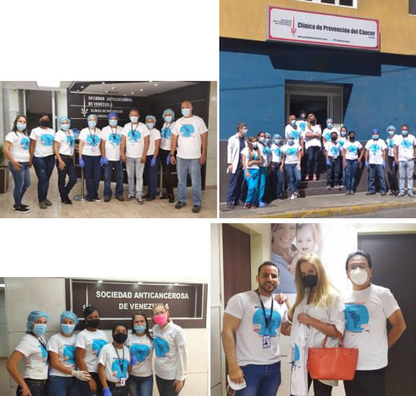 Obelisco de Altamira se ilumina de naranja para unirse al Día Mundial contra el Cáncer