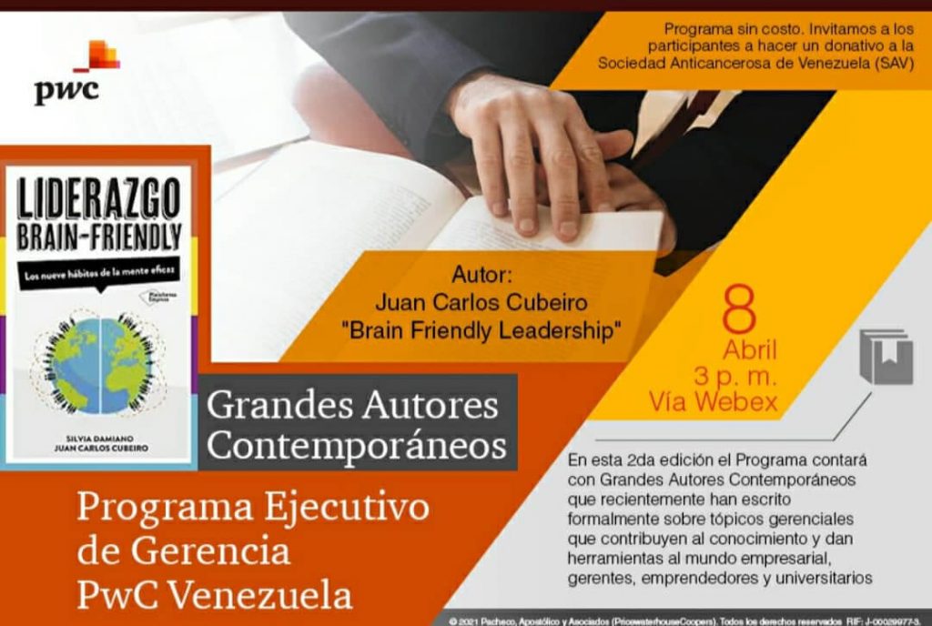 Programa Ejecutivo de Gerencia de PwC Venezuela a beneficio de la Sociedad Anticancerosa de Venezuela