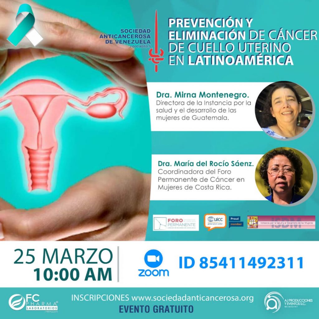 Webinar sobre prevención y eliminación de cáncer de cuello uterino en Latinoamérica